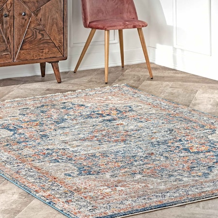 Nuloom Georgia Traditional Medallion Area Rug 4ft x 6ft KKDL05A-406